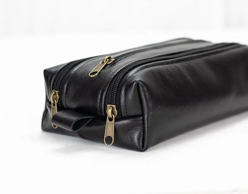 2Rec case - Black leather