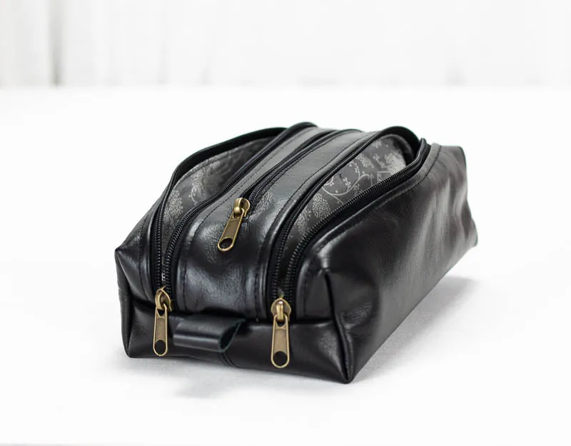 2Rec case - Black leather