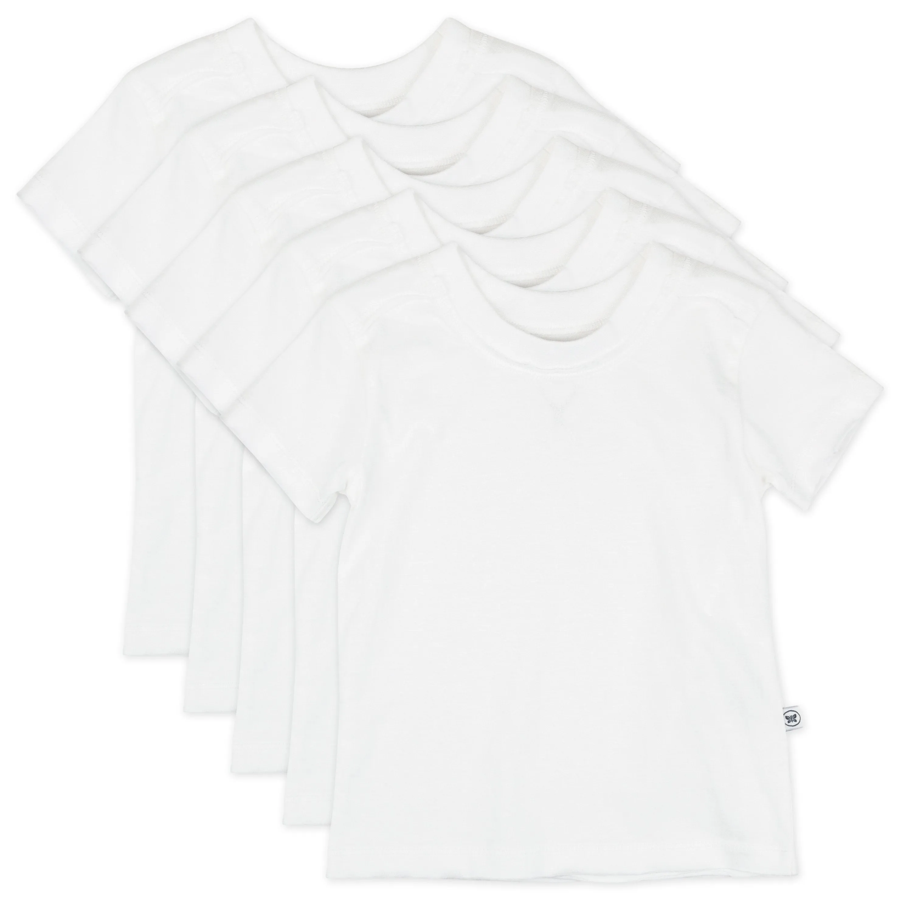 5-Pack Organic Cotton Short Sleeve T-Shirts