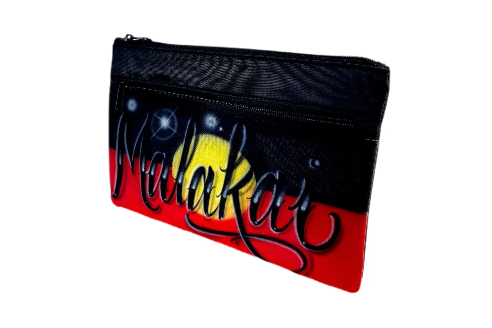 Aboriginal Flag Style Pencil Case