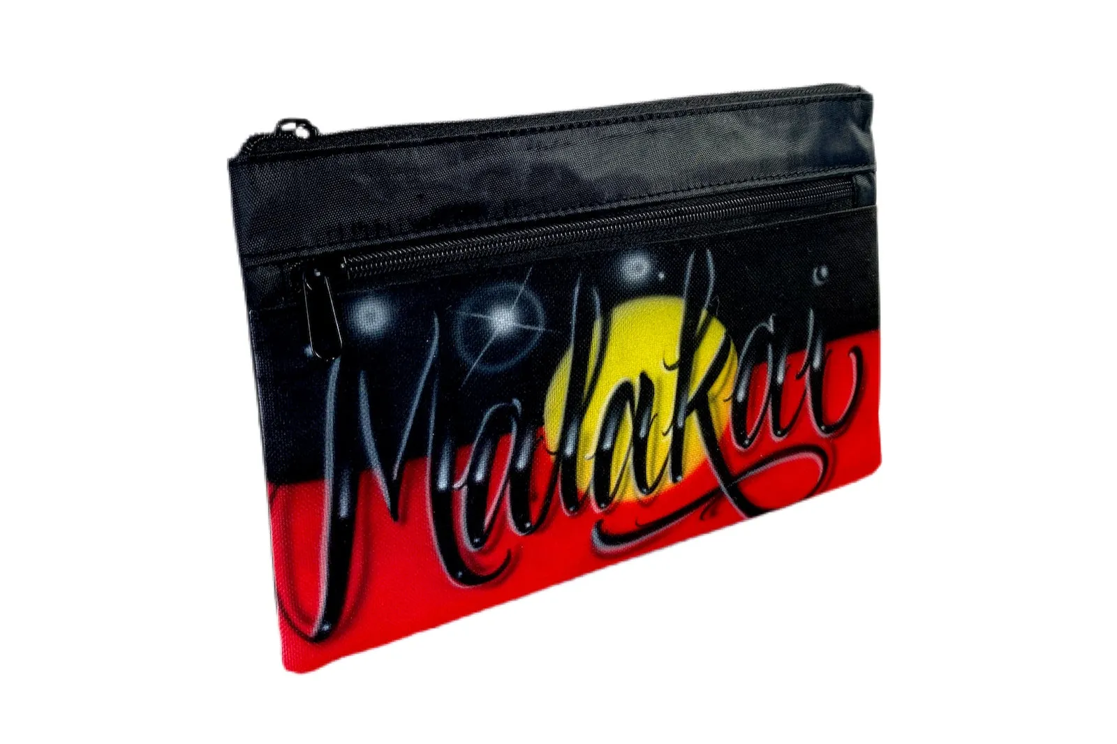 Aboriginal Flag Style Pencil Case