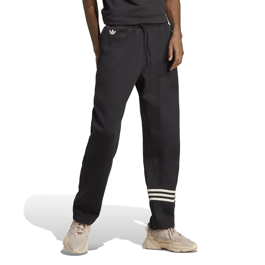 Adidas Mens Classic Adicolor Track Pants with Three Stripes in Black (HR8694)