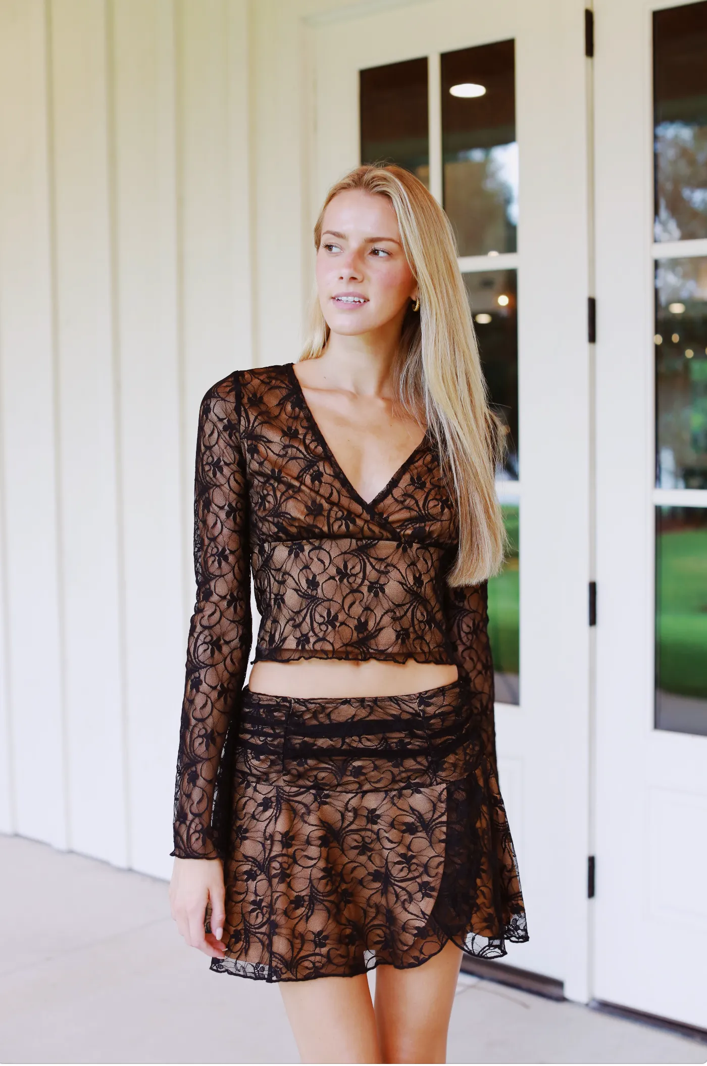 As You Should Lace Set - Black