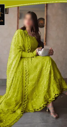 Asim Jofa Chiffon Suit