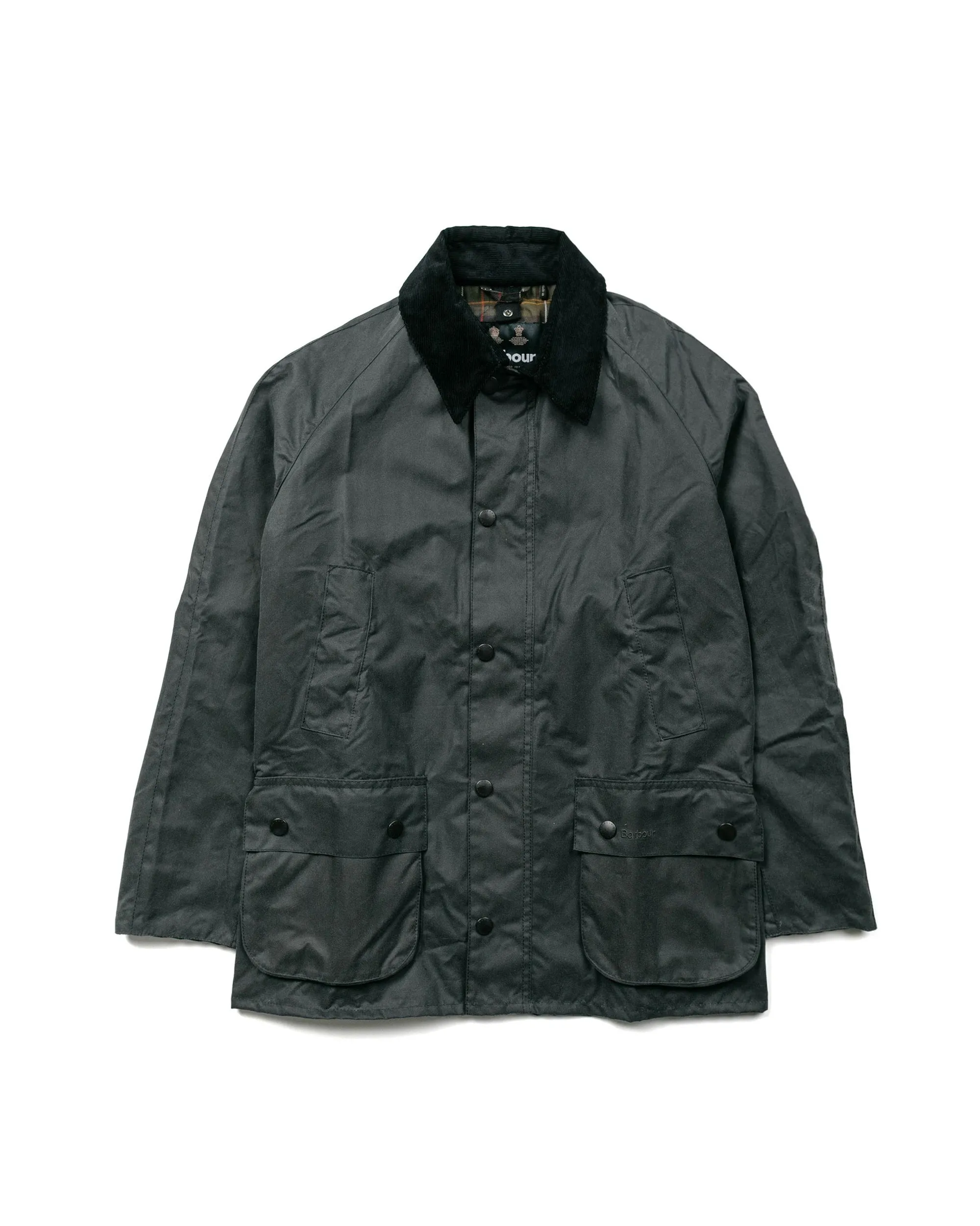 Barbour Ashby Classic Grey Waxed Jacket for Men - Stylish and Durable Outerwear