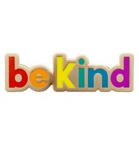 Be Kind - Enamel Pin for Kids - Colorful and Cute Designs