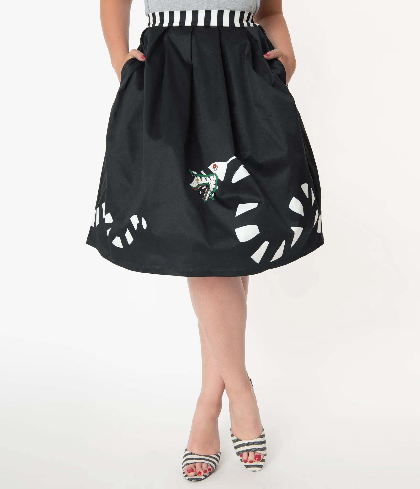 Beetlejuice Sandworm Jayne Swing Skirt