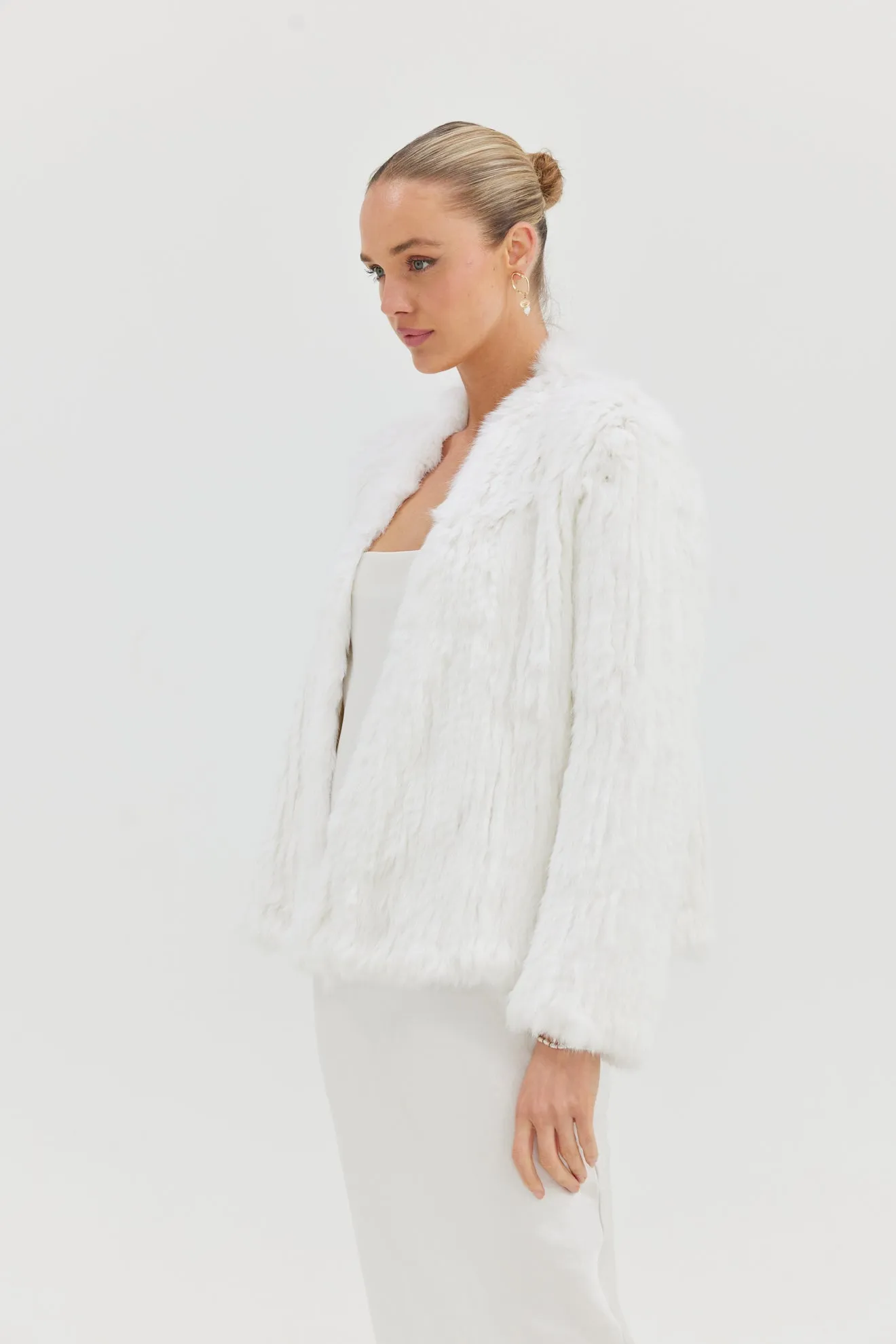 Bridal Valencia Jacket - White