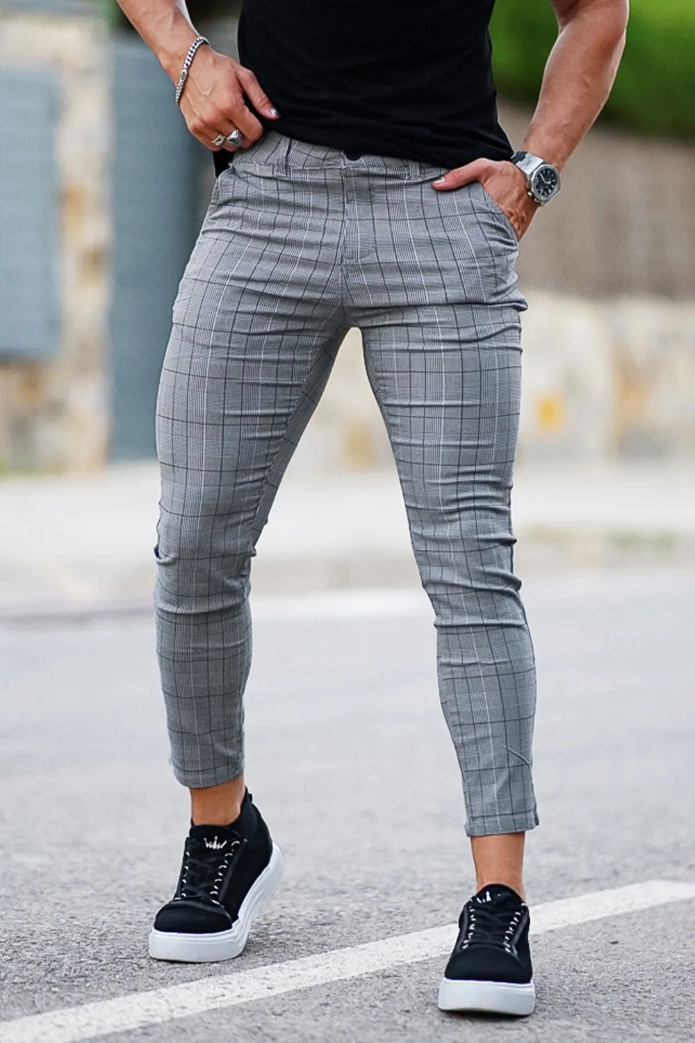 Buy $80 Free Shipping Gray Skinny Pants - Skinny