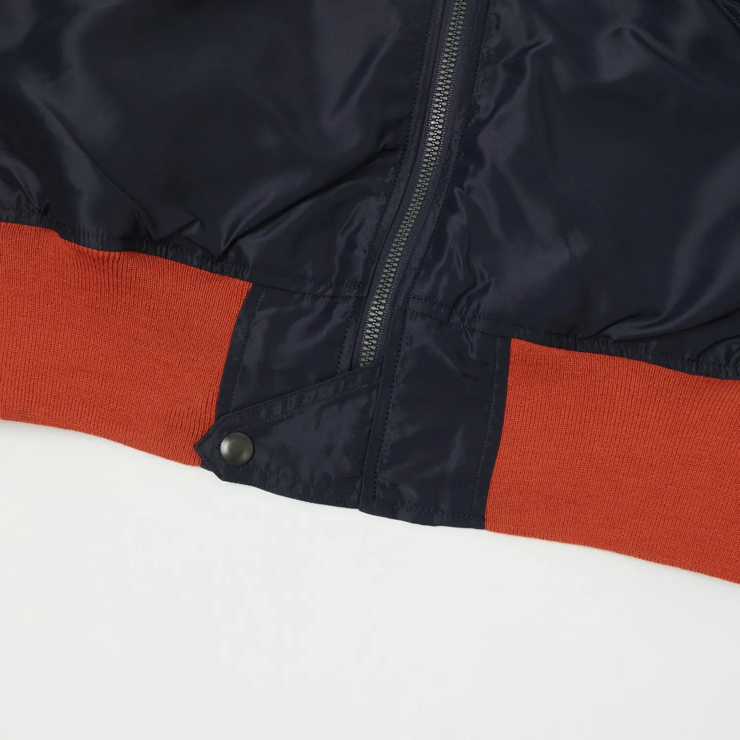 Buzz Rickson's BR15513 L-2A 'Superior Togs' Flight Jacket - Navy/Orange Rib