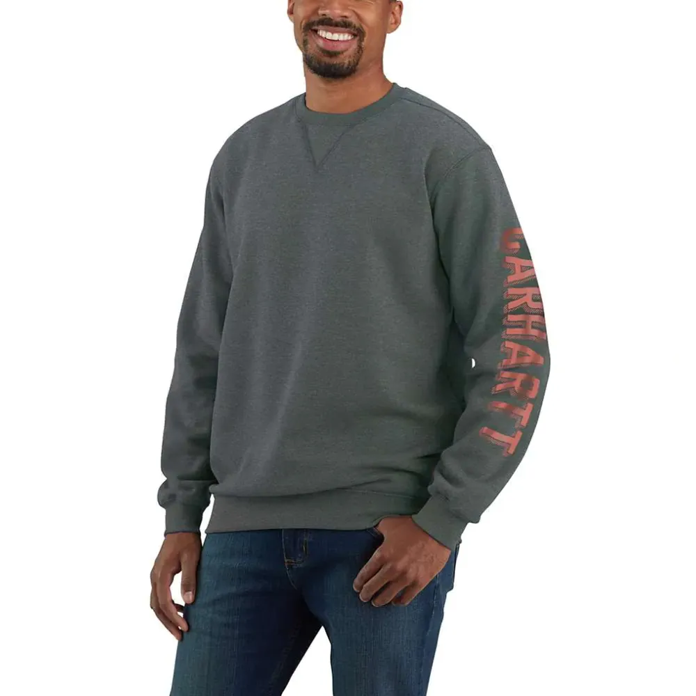 Carhartt 104904 Loose Fit Midweight Crewneck Sleeve Graphic Sweatshirt