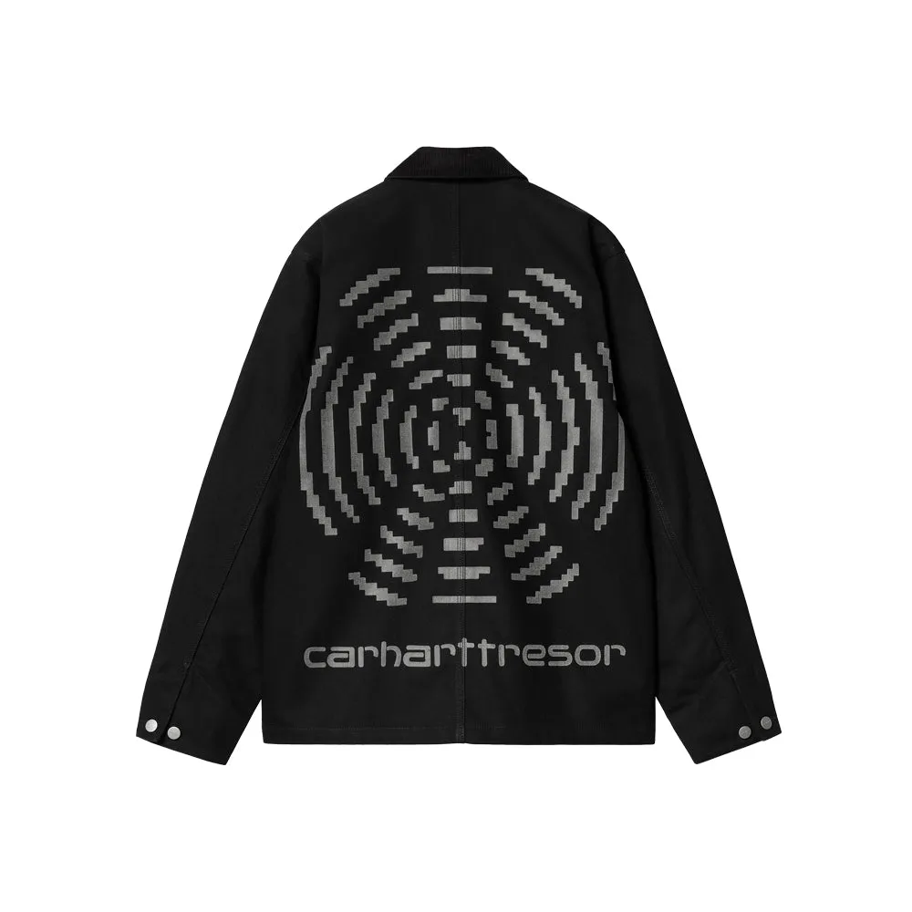 Black/Dark Grey Reflective Carhartt WIP x Tresor Way Of The Light Michigan Coat