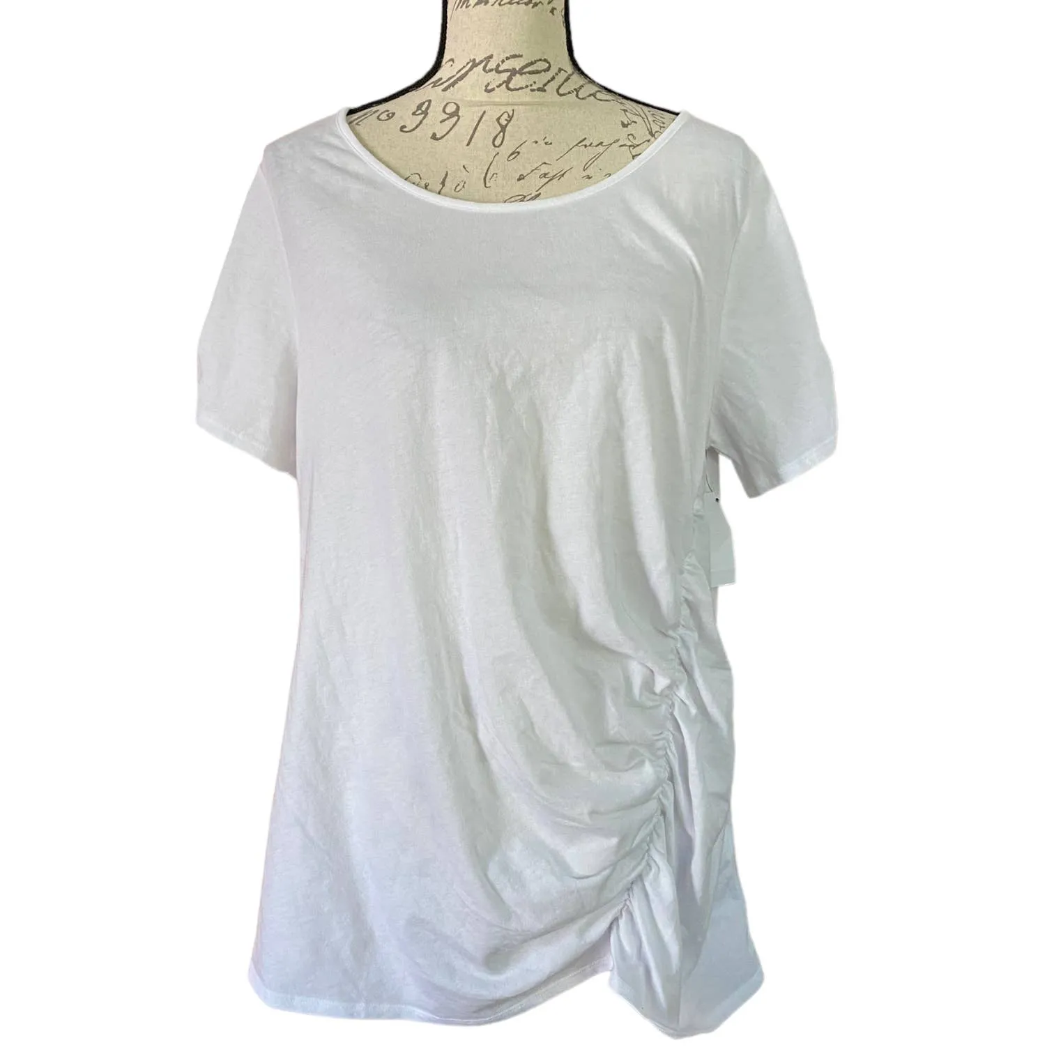 Caslon White NWT $39 Cotton Blend Shirt Size XL