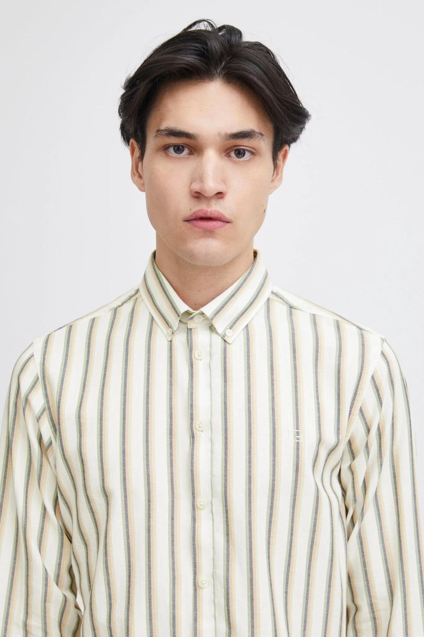 CASUAL FRIDAY - CFANTON LS BD striped shirt - 20505076