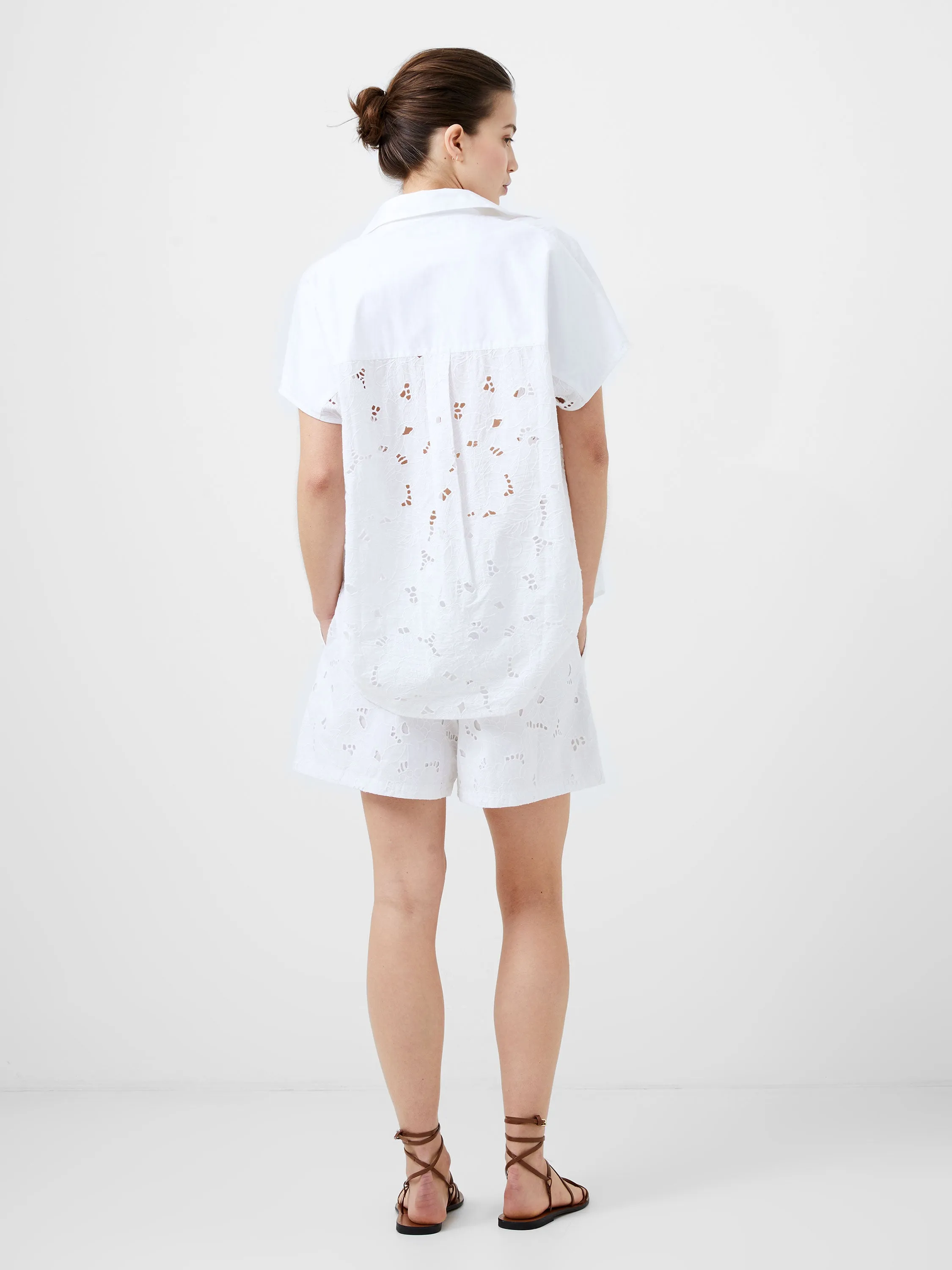 Cele Sleeveless Embroidery Top