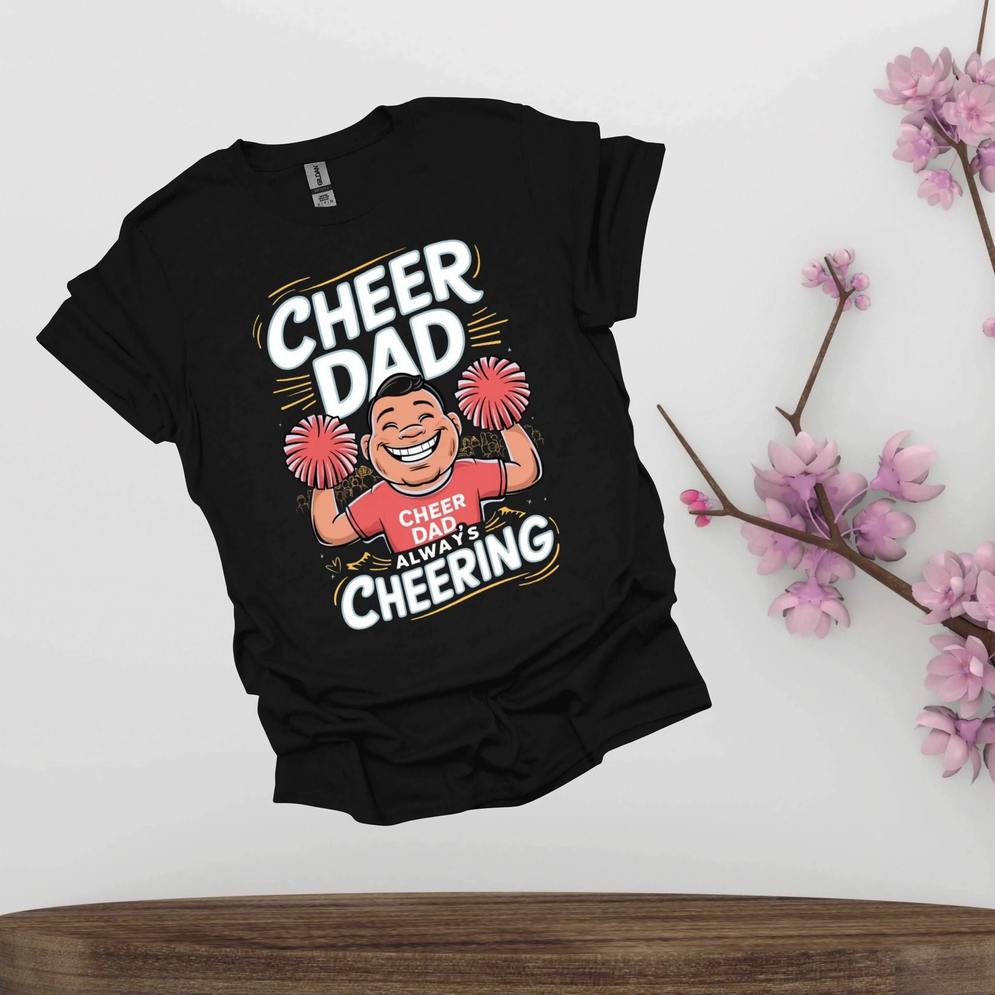 Cheer Dad Shirt - Fathers Always Cheering