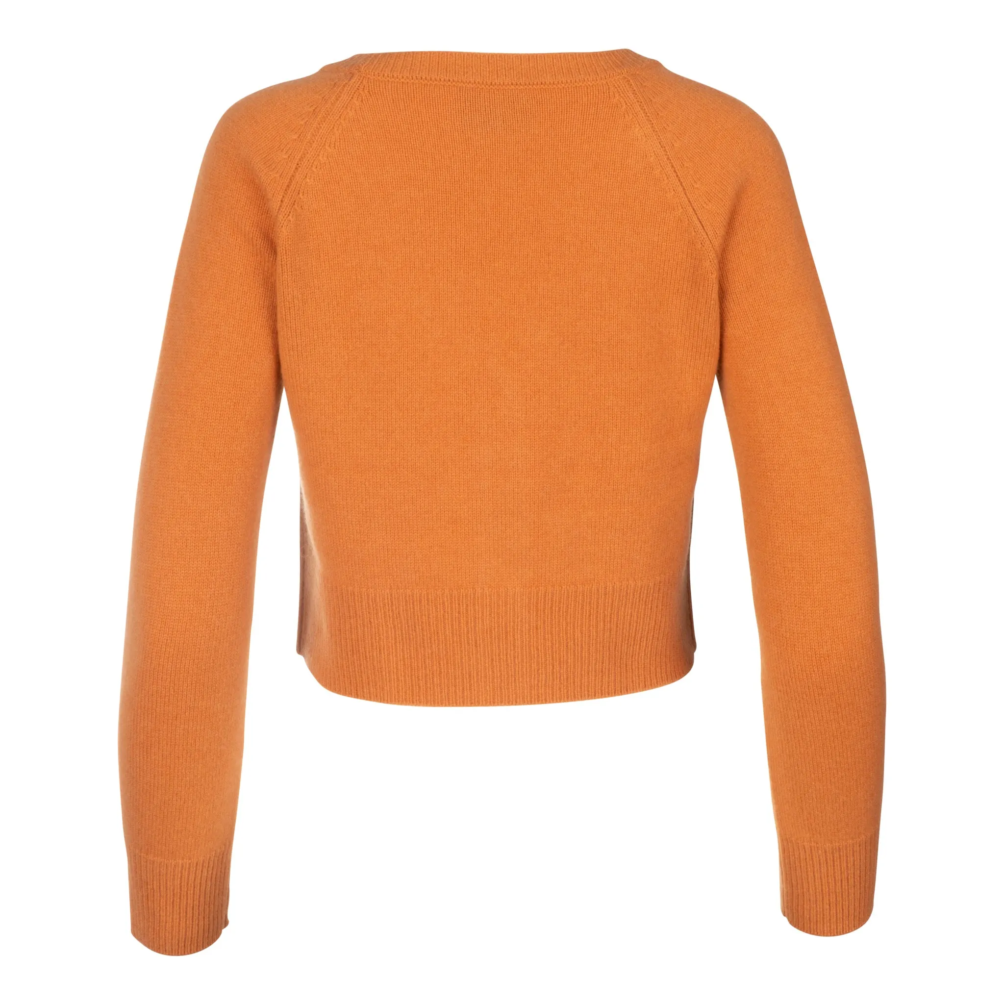 Citrus V-Neck Cropped Cardigan