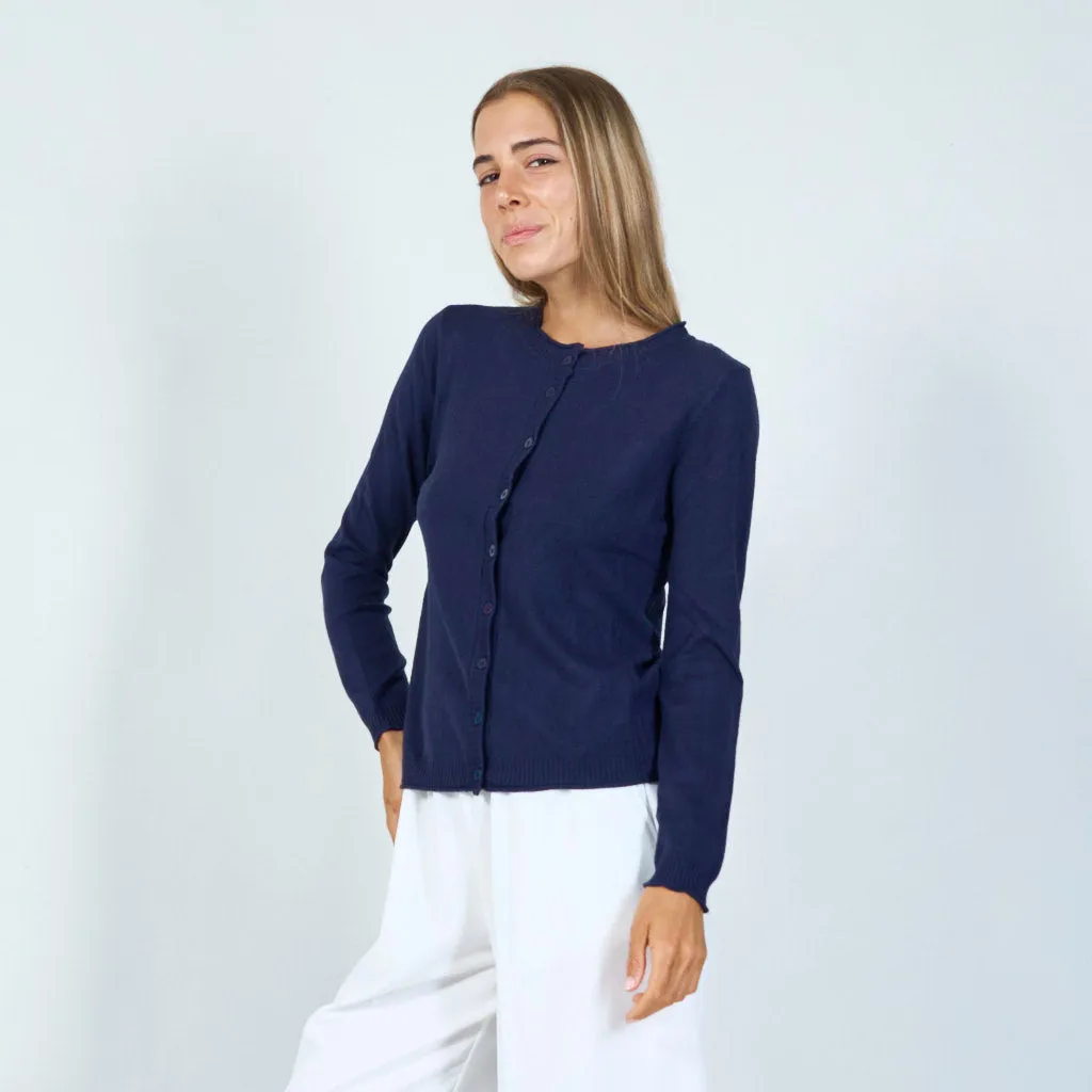 Classic button-down cardigan wholesale