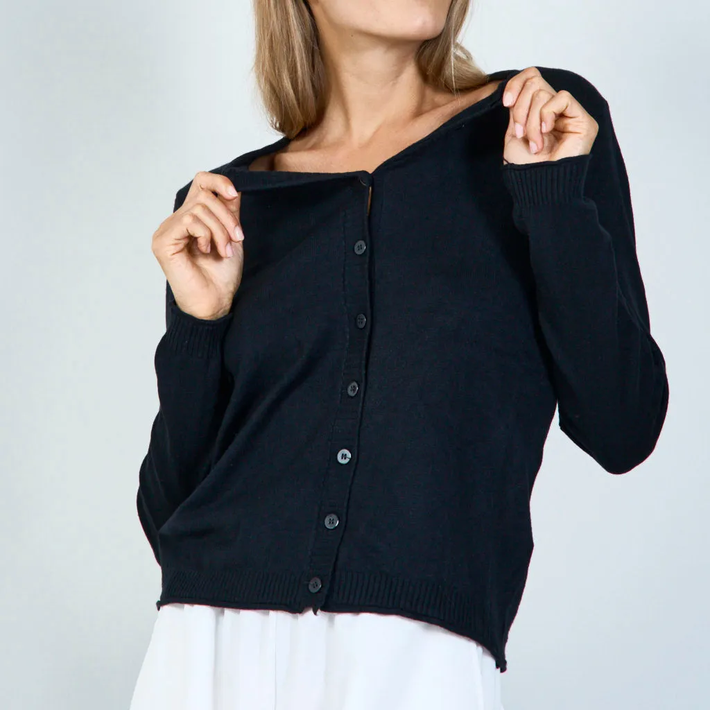 Classic button-down cardigan wholesale