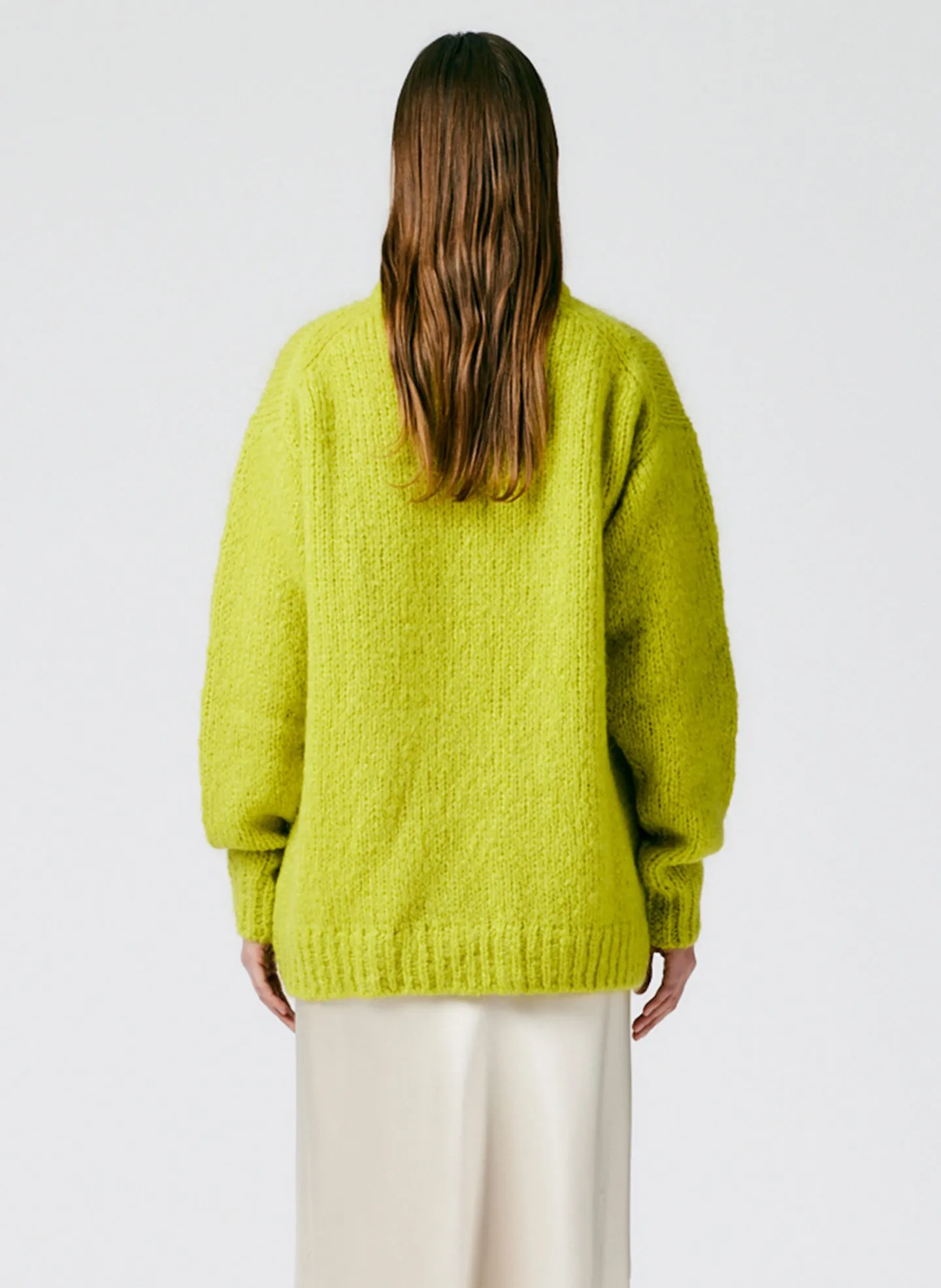 Claude Mohair Crewneck Easy Pullover