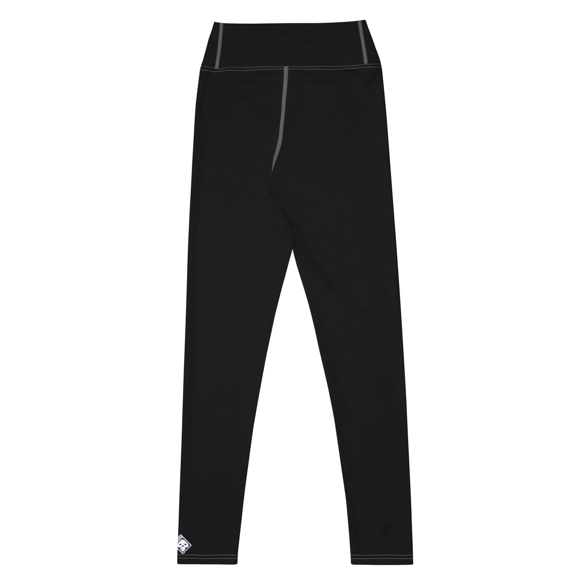 Effortless Active Style: Solid Color Leggings for Her - Noir