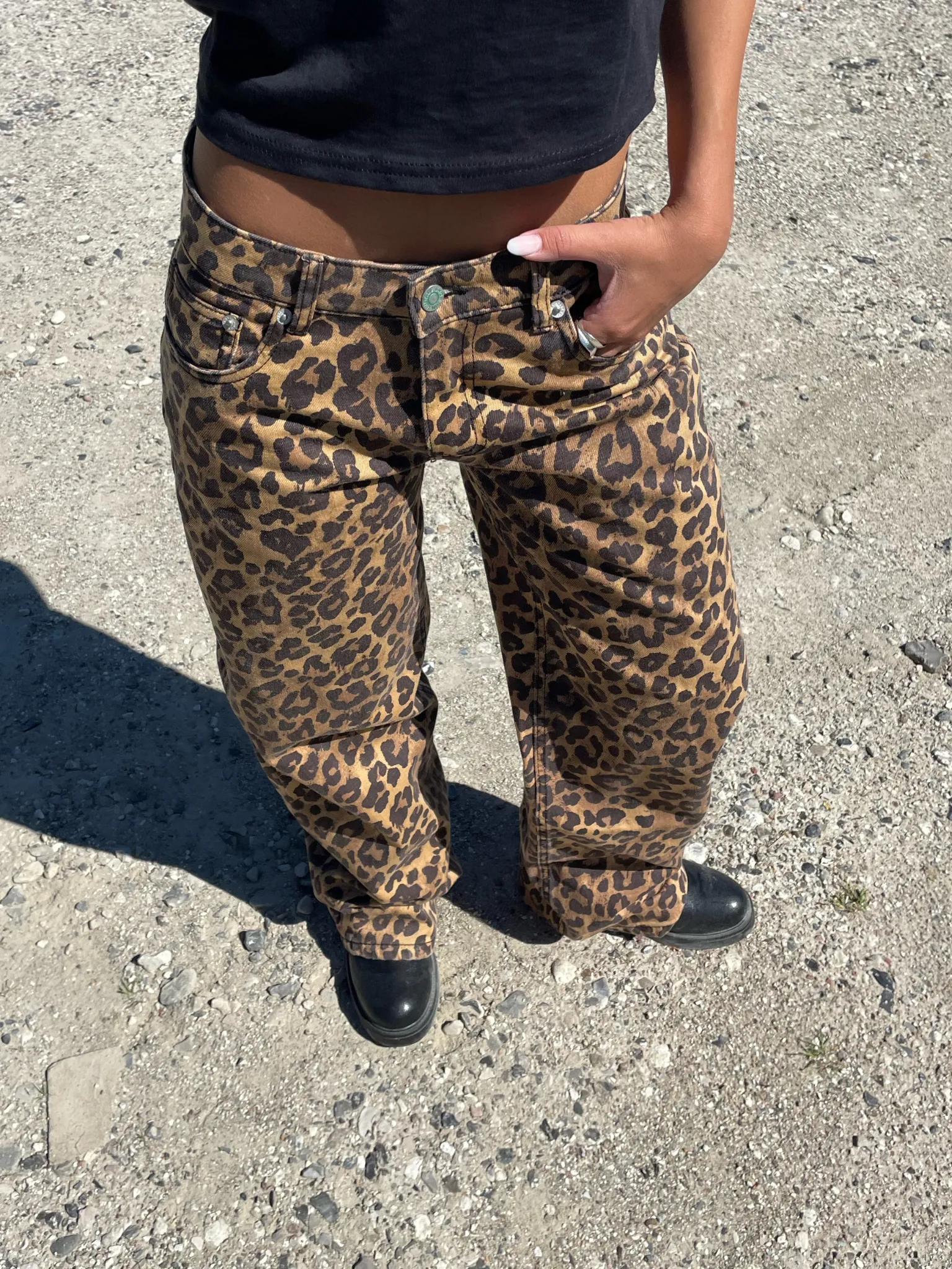 Leopard Print Esther Jeans