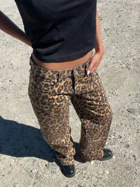 Leopard Print Esther Jeans