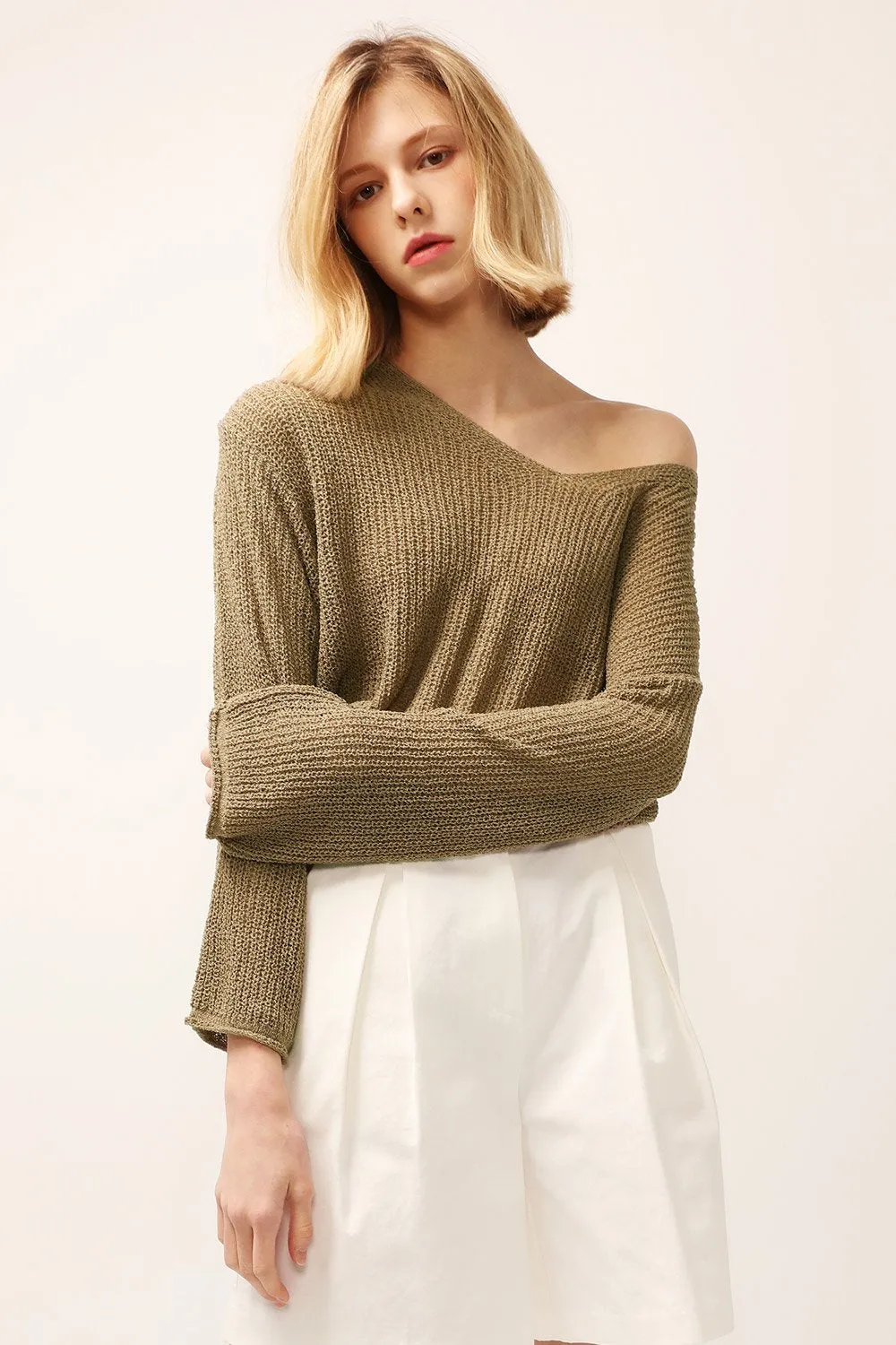 Eva Slouchy Knit Sweater