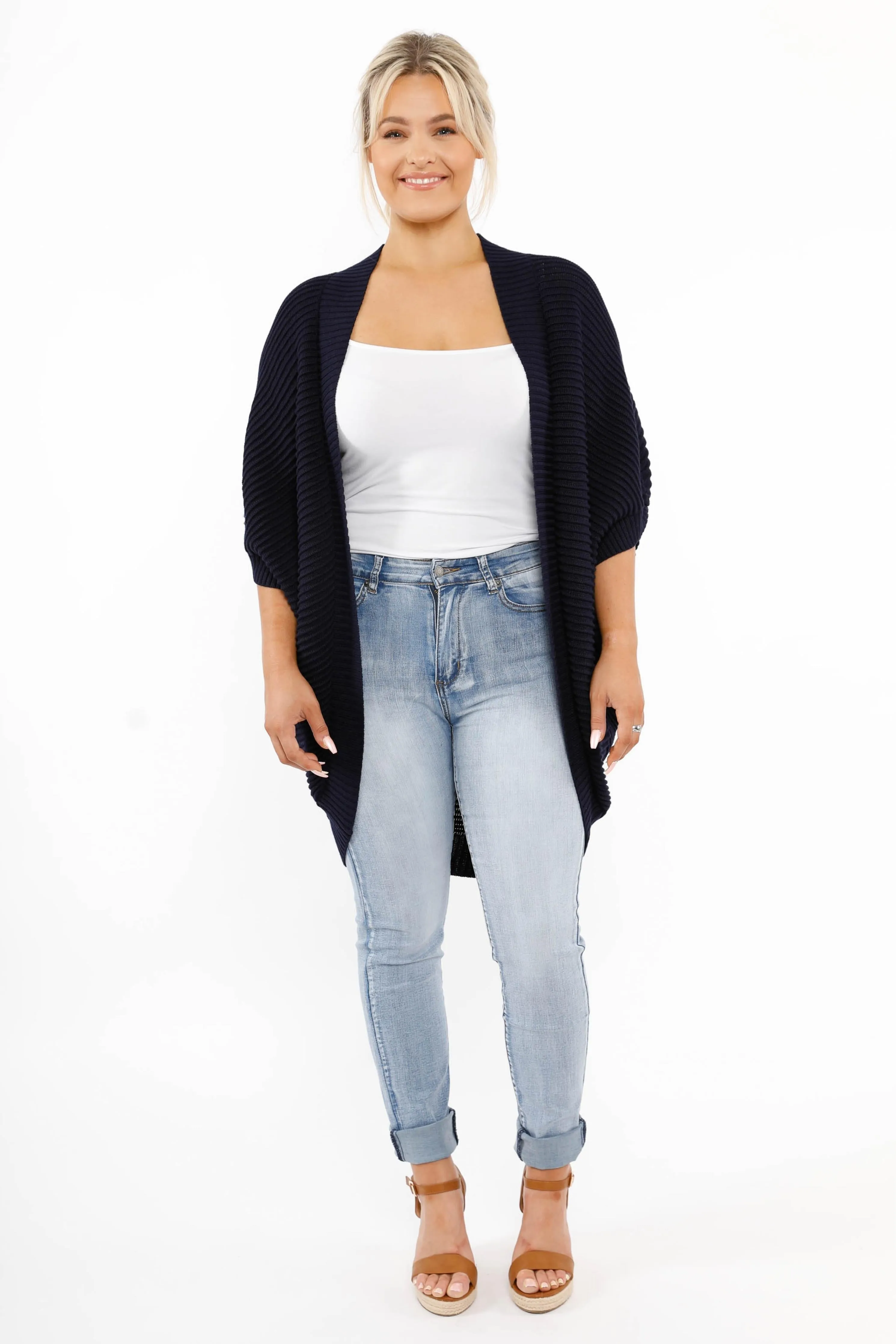 FINAL SALE Nightingale Cardigan in Navy