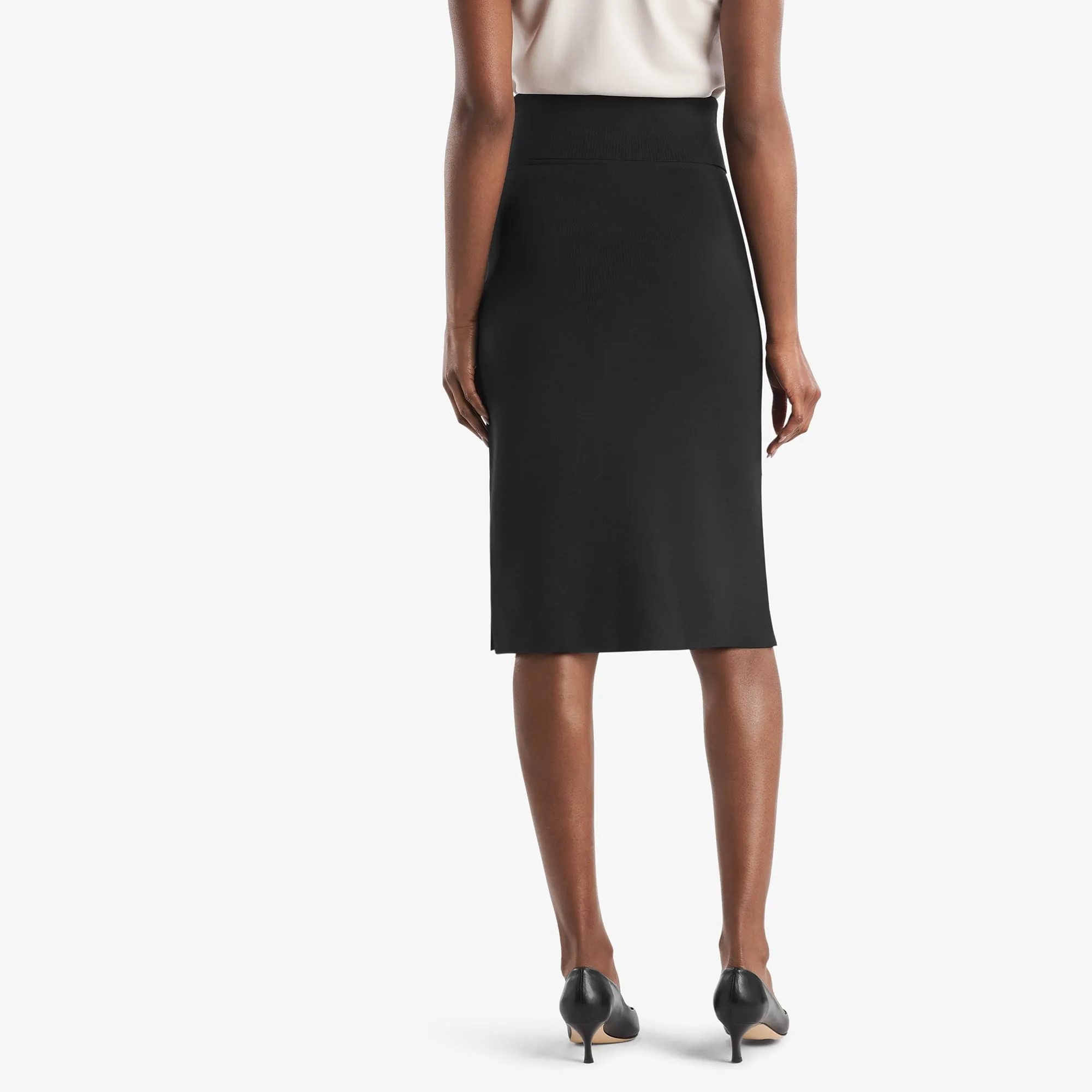 Harlem Skirt :: Black Viscose Knit