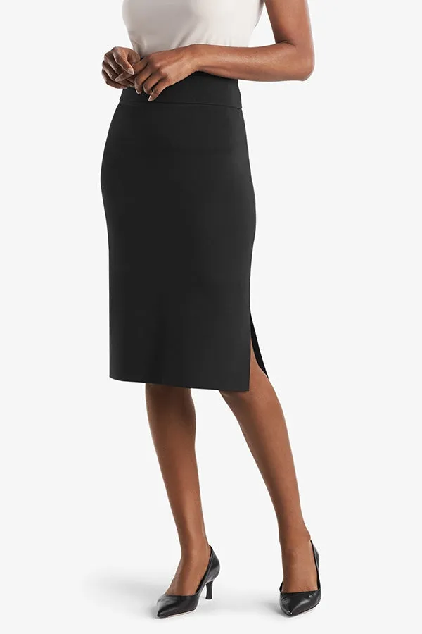 Harlem Skirt :: Black Viscose Knit