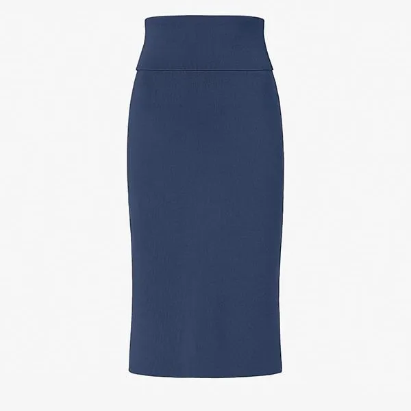 Harlem Skirt - Jardigan Knit :: Baltic Blue