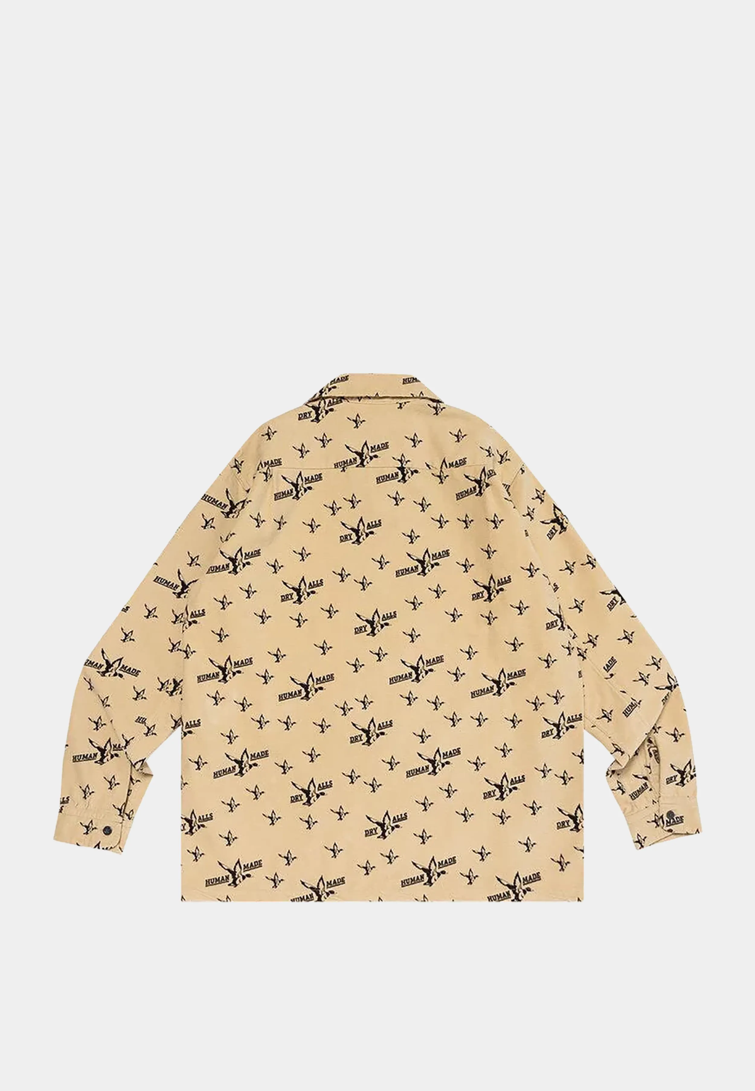 Human Made Camo Print Shirt Beige