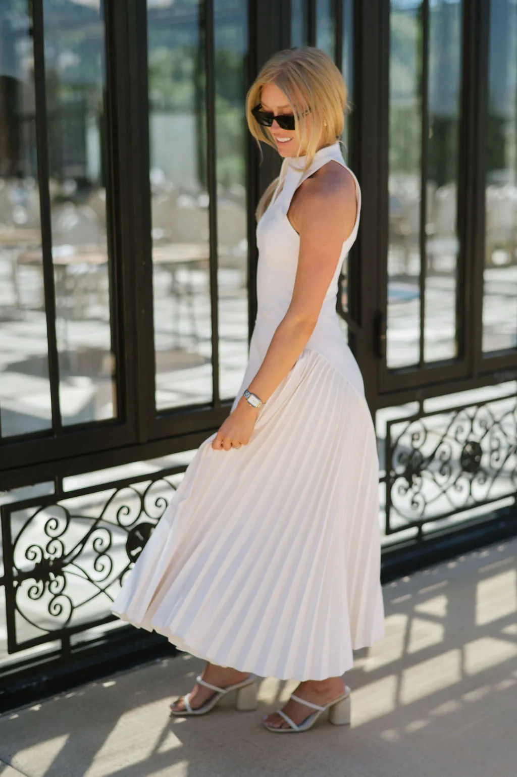 Keaton Midi Dress- Ivory