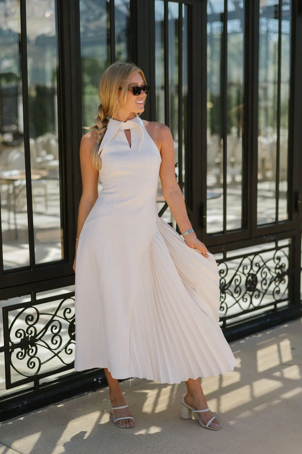 Keaton Midi Dress- Ivory