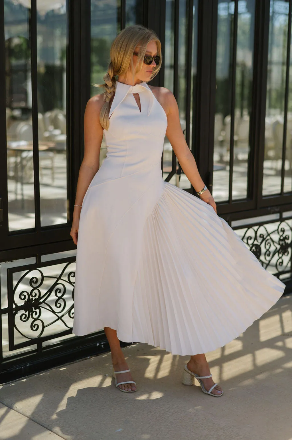 Keaton Midi Dress- Ivory