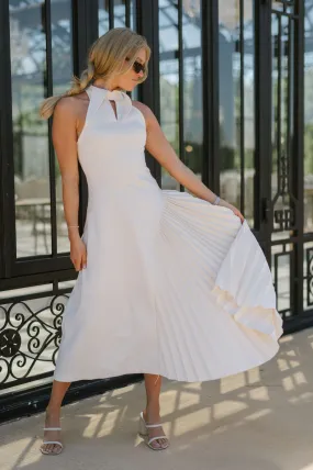 Keaton Midi Dress- Ivory