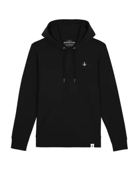 Logo Stitch Hoodie - Black