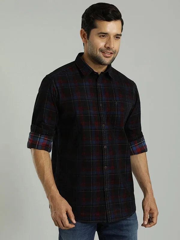 Men Checked Full Sleeve Cotton Shirt