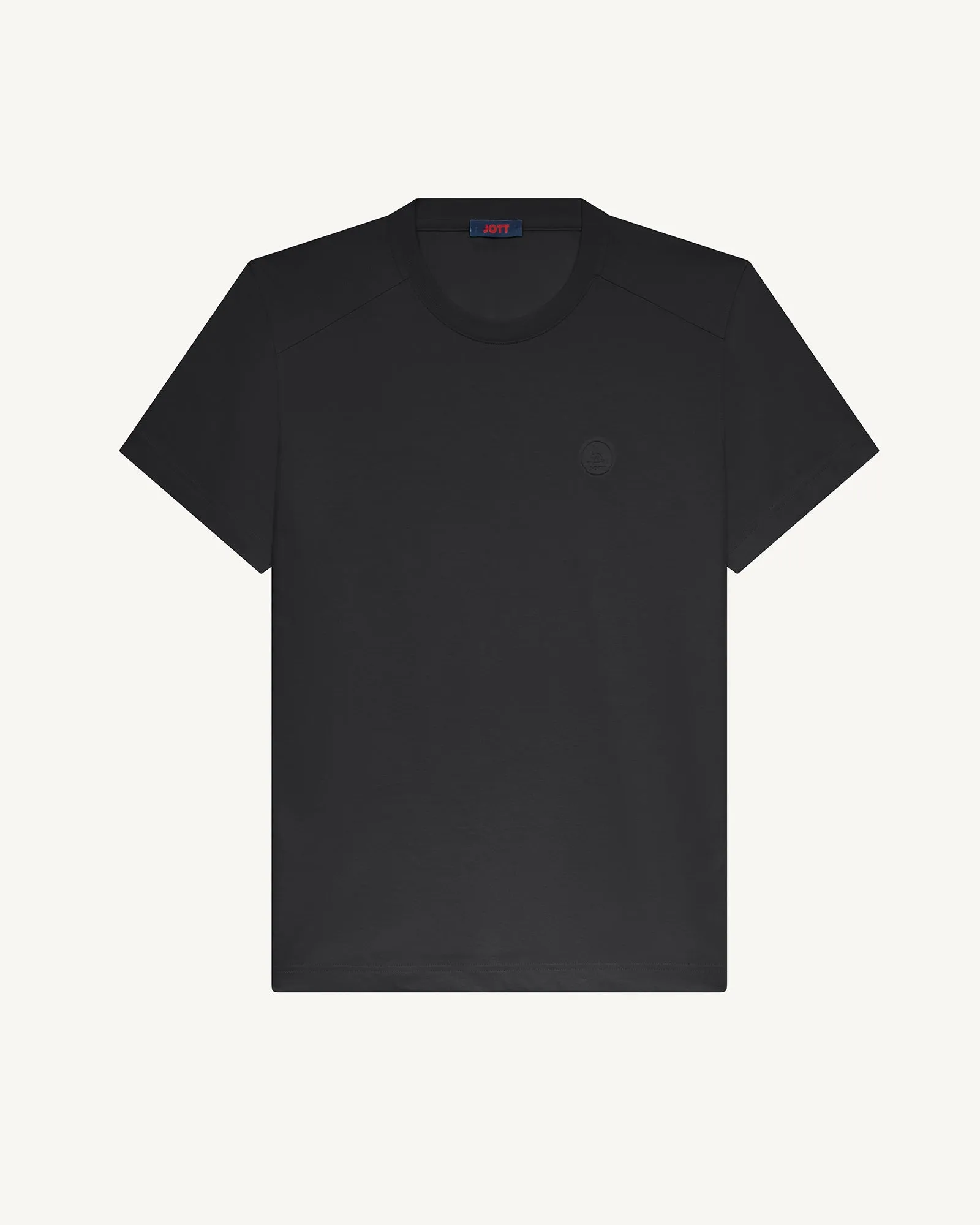 Pedro men's cotton round-neck T-shirt Black