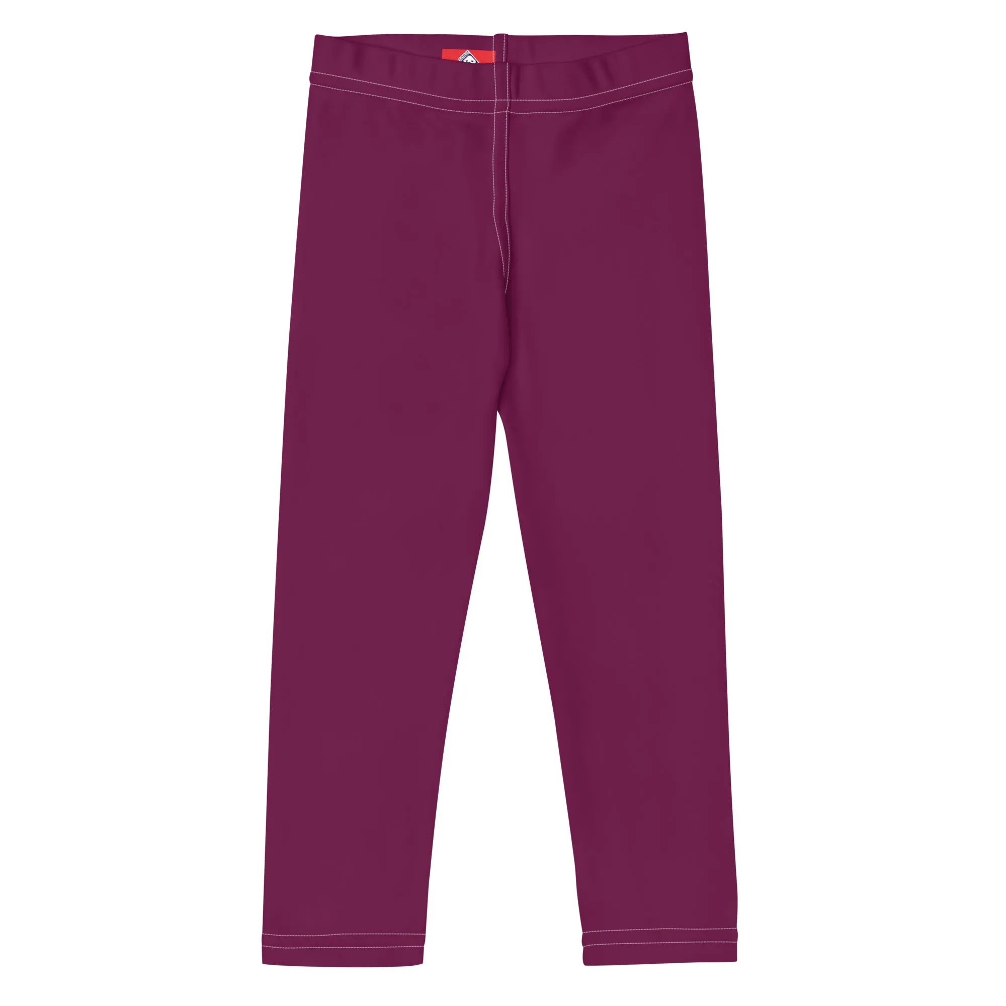 Ready, Set, Play: Boys' Solid Workout Leggings - Tyrian Purple