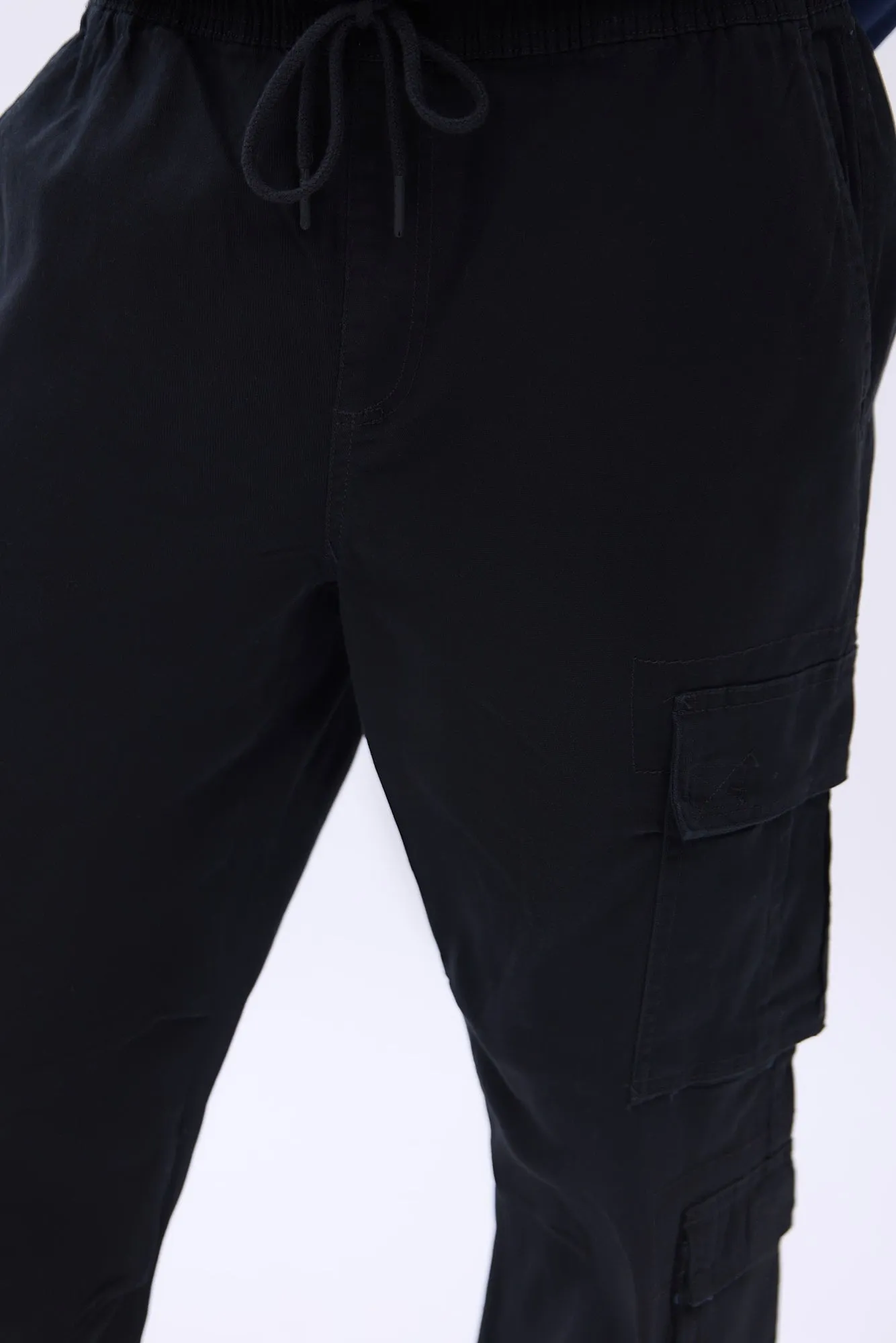 Relaxed Cargo Twill Pants