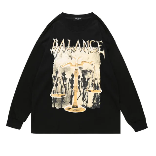 Skeleton Print Sweatshirt