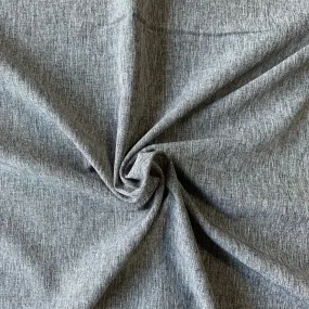 Stretch Woven - Grey Linen Look