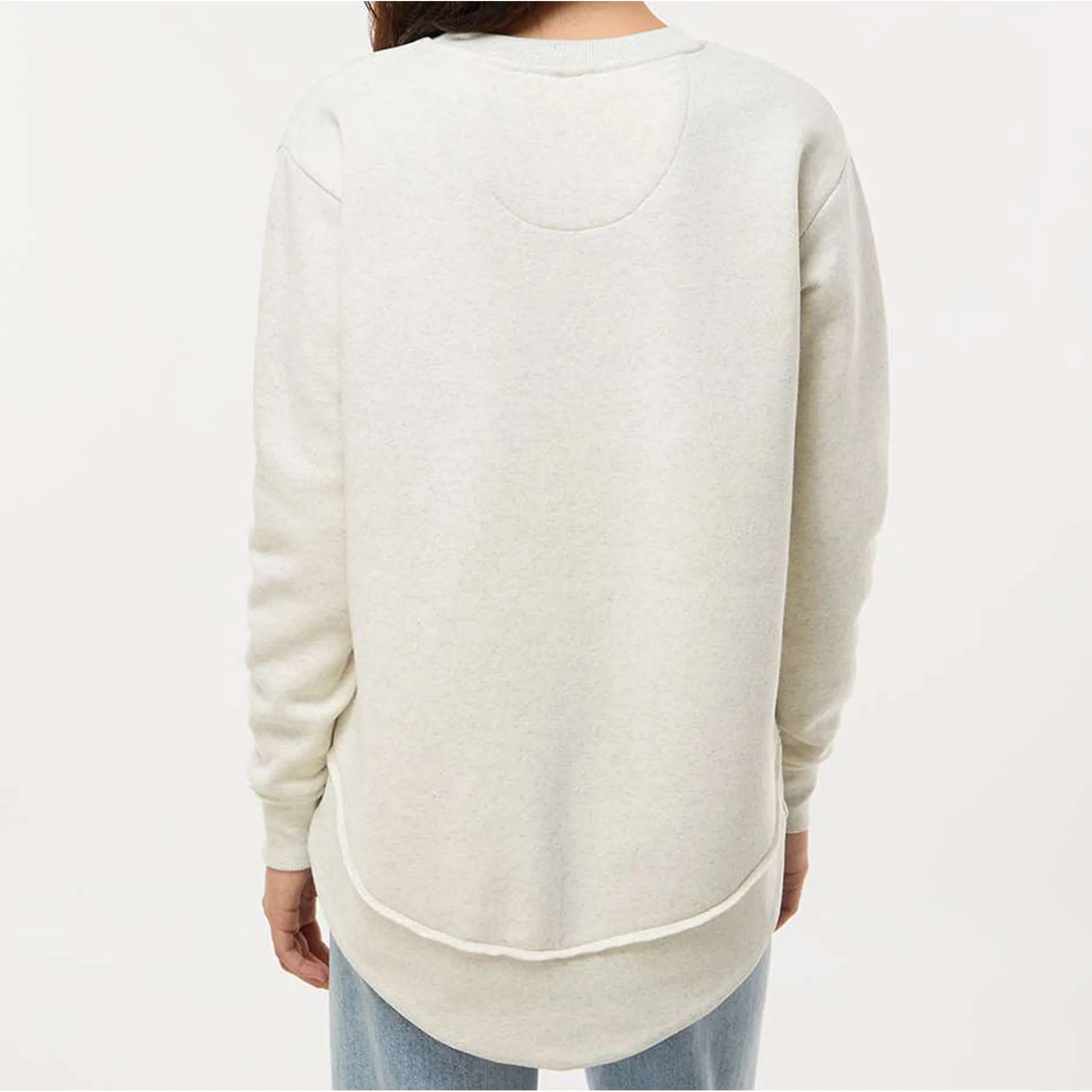 Sweatshirt - Crew Neck - Natural Heather - Embroidered Assumption