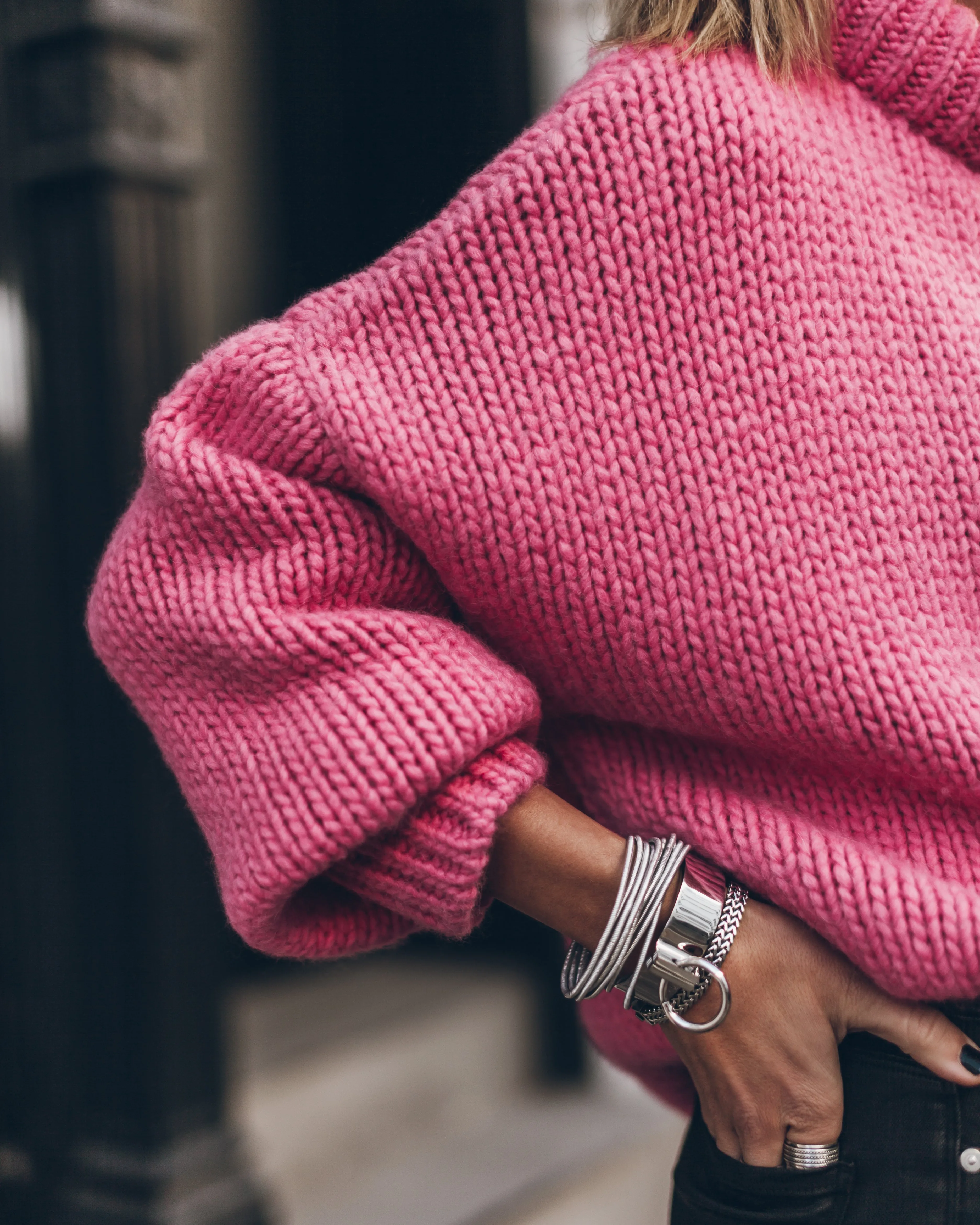 The Pink Knitted Sweater