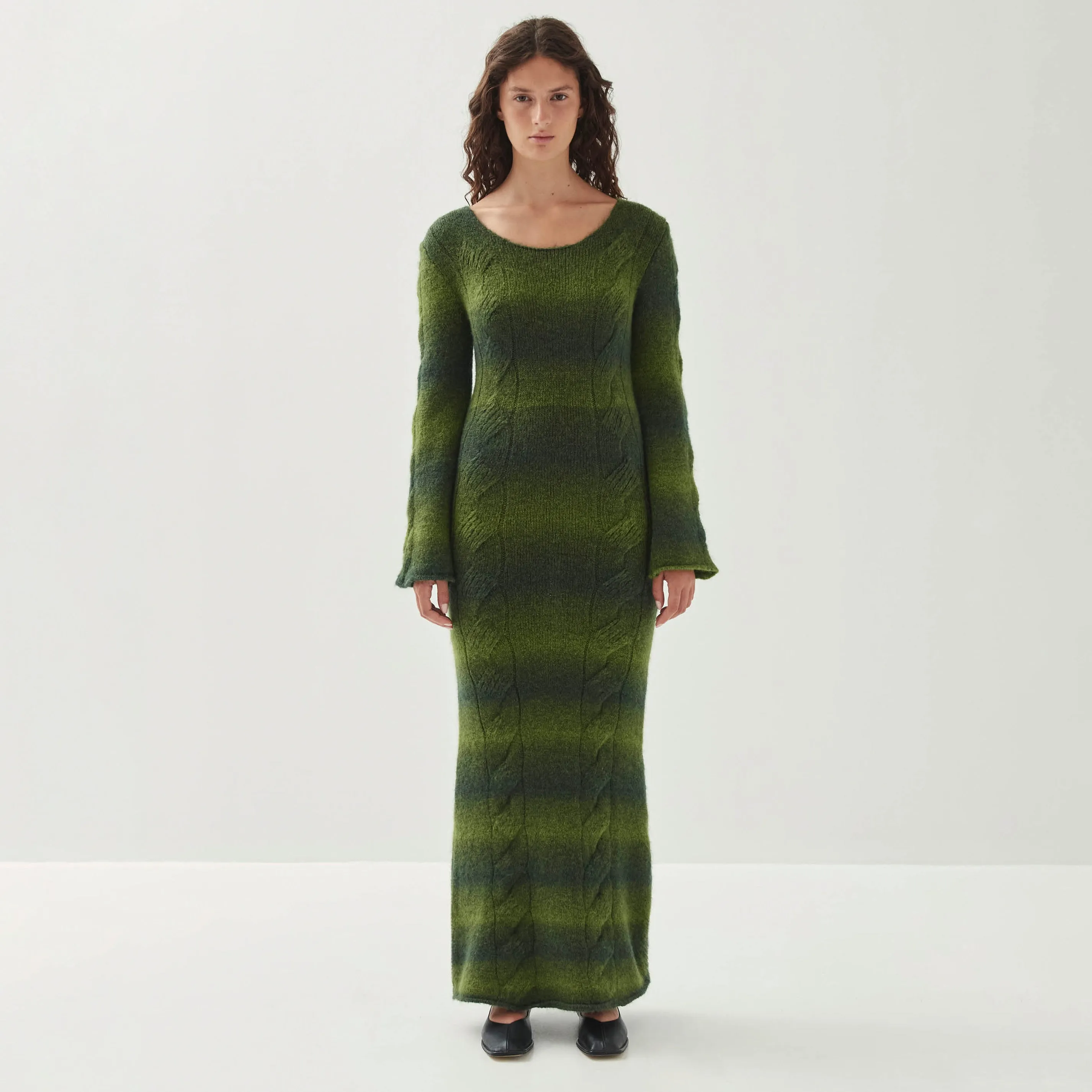 Trenza Green Dress