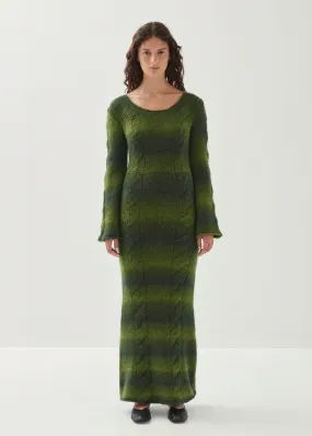 Trenza Green Dress