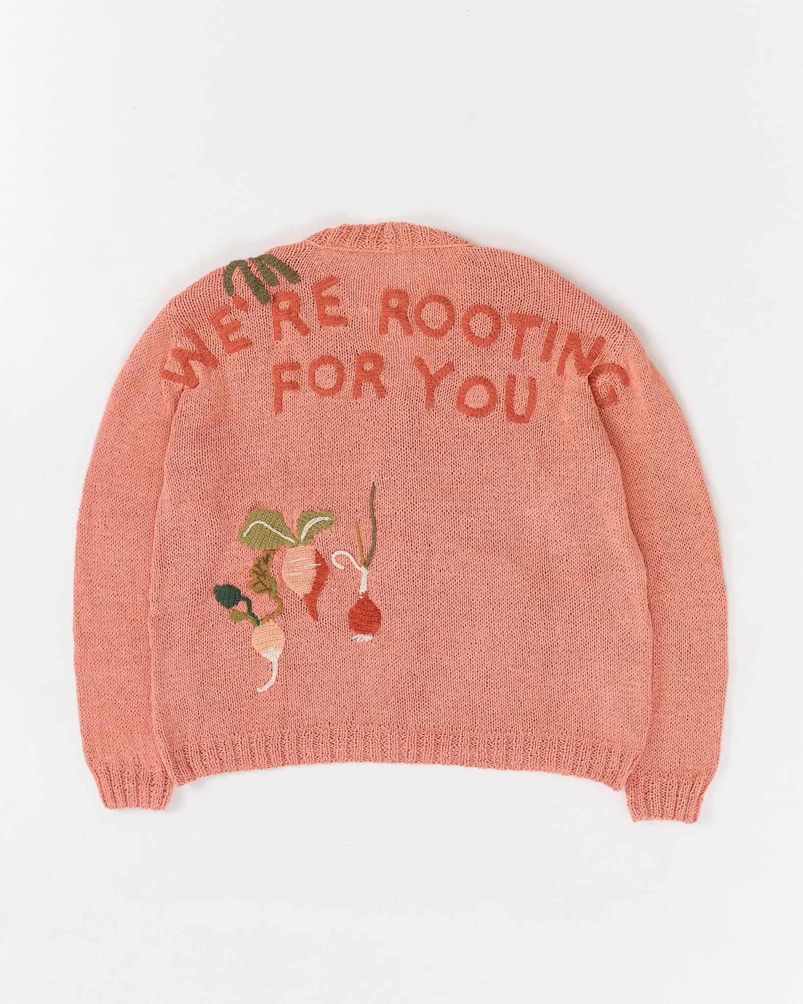 Rooting For You Pink Twinsun Knit Cardigan