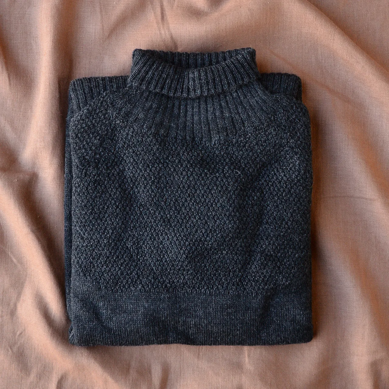 Unisex Sailor Sweater - Alpaca/Merino - Onyx (Adults L) *Last One!